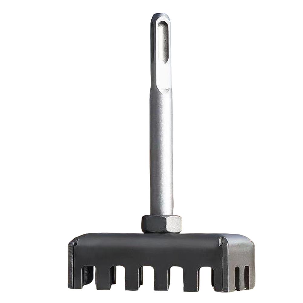 86-Type Rectangle Slot Cutout Saw Wear Resist Electrical Box Hole Punch Tool Reusable Square Hole Punch for Rotary Hammer Brick