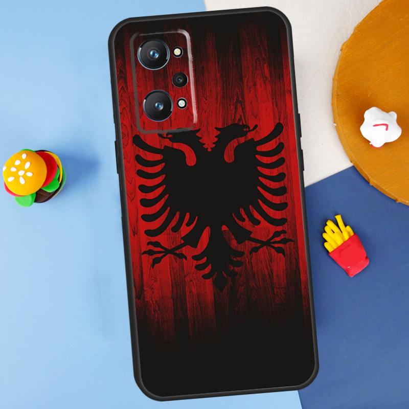 Albanien Flagge Für Realme GT 6 6T 5 GT7 Pro C61 C75 C55 C51 C21Y C25S C67 C53 13 12 10 11 14 Pro Plus Hülle