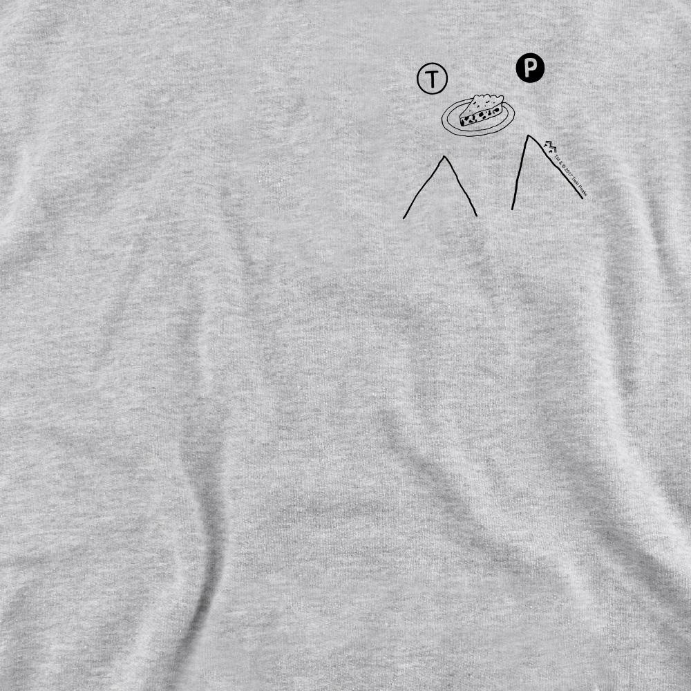 Twin Peaks Unisex Adult Peak Pie Sweatshirt