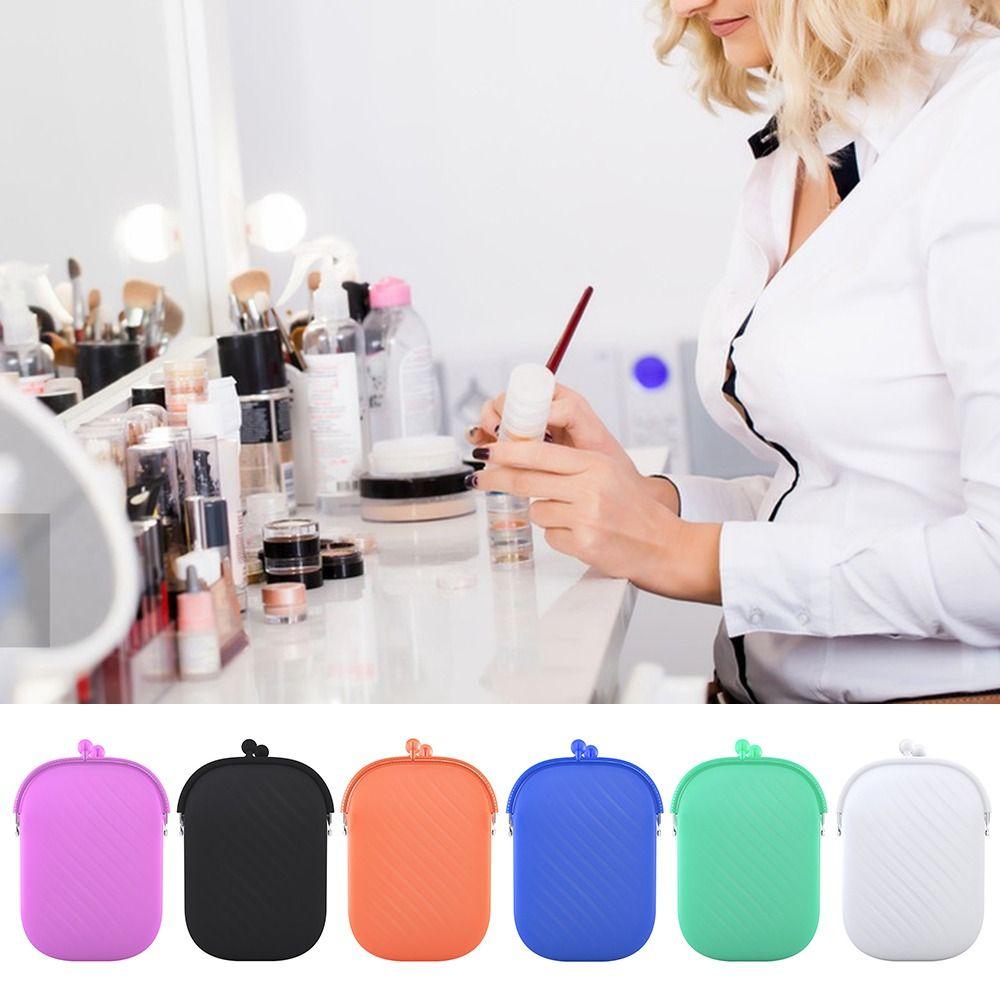 

Large Capacity Cosmetic Bag Silicone Storage Pouch New Storage Bag