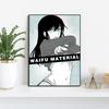 Poster Imprimat Pânză Artă Anime Serie Material Waifu Fată Sexy Acasă pentru Dormitor Perete Decor Modern Pictură Fără Ramă