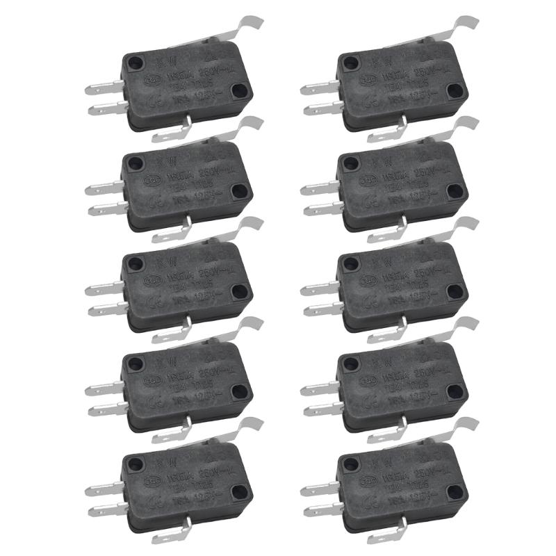 

10Pcs Heavy Duty Snap Action Switcher SPDT Roller Lever Design High Cycle Durability V7-7H15D8-263-1 Micros Switcher 1