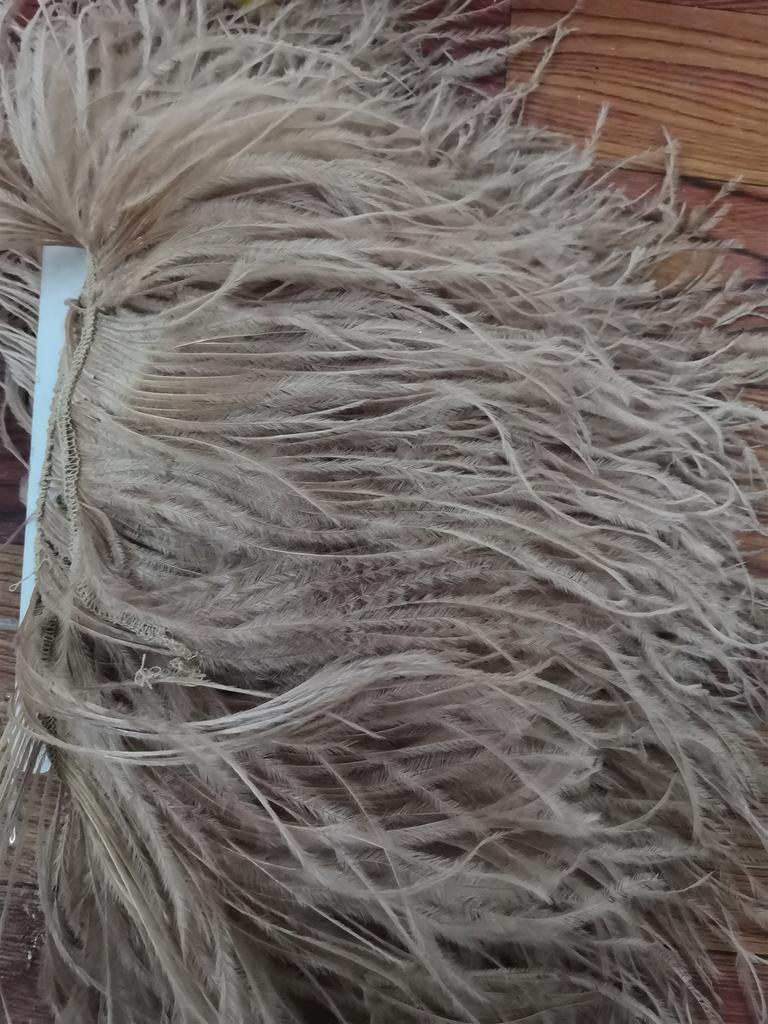 Feather10-15CM Pink Ostrich Feather Trim Fringe No Ribbon for Wedding Party Dress Sewing Accessories 1M Fluffy Multicolor Plumas Fabric