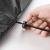 Outdoor Table Cover Round Furniture Cover Adjustable Drawstring Compact Storage Bag Easy To Clean Material Patio Decoration