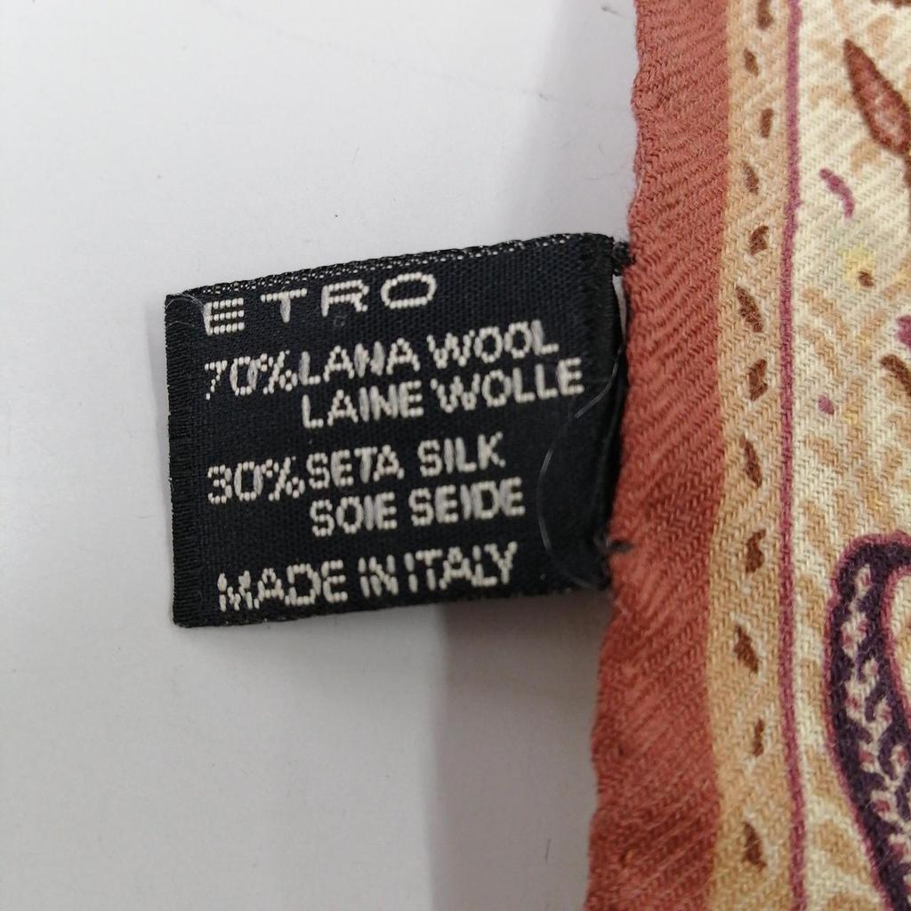 Used ETRO Paisley Silk Blend Stole