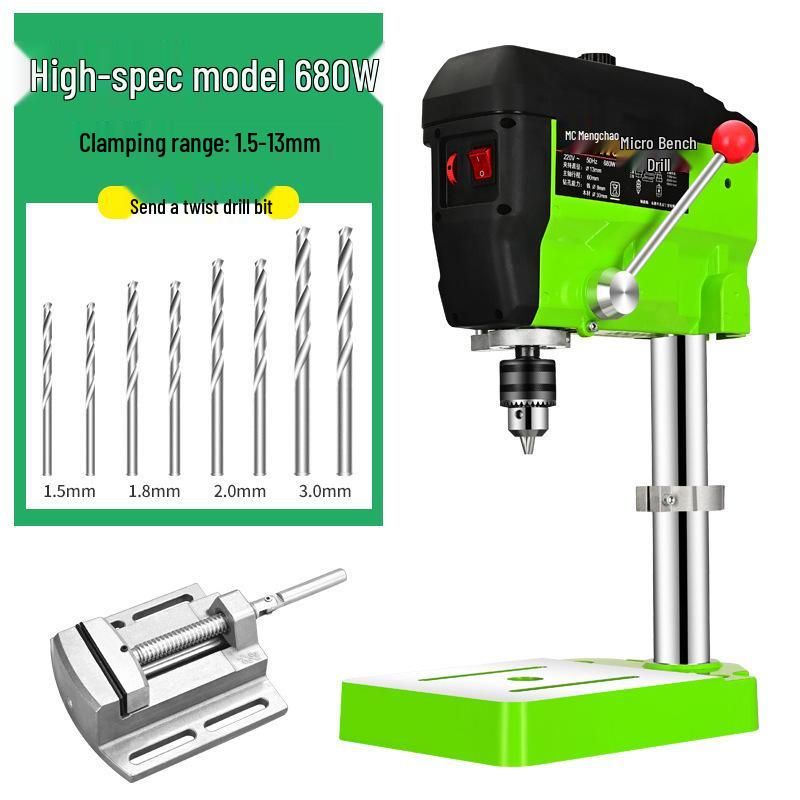 Mini 220V Variable Speed Micro Bench Drill for Industrial and Household Use – Ideal for Bead Making