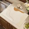 Non-slip Dish Drying Mat Diatomaceous Drain Pad Table Mat Draining Mat  Table Decor