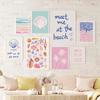 Coastal Gallery Wall Art Poster Summer Art Prints  Posters Girly Wall Art Trendy Beach House Decor  Bedroom Living Room Decor