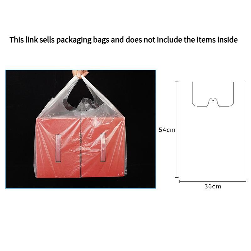 Environmentally Friendly PE White Plastic Bag Food Grade Fruit Bags Convenient Food Grade Disposable Packaging Bag for Household and Commercial Use