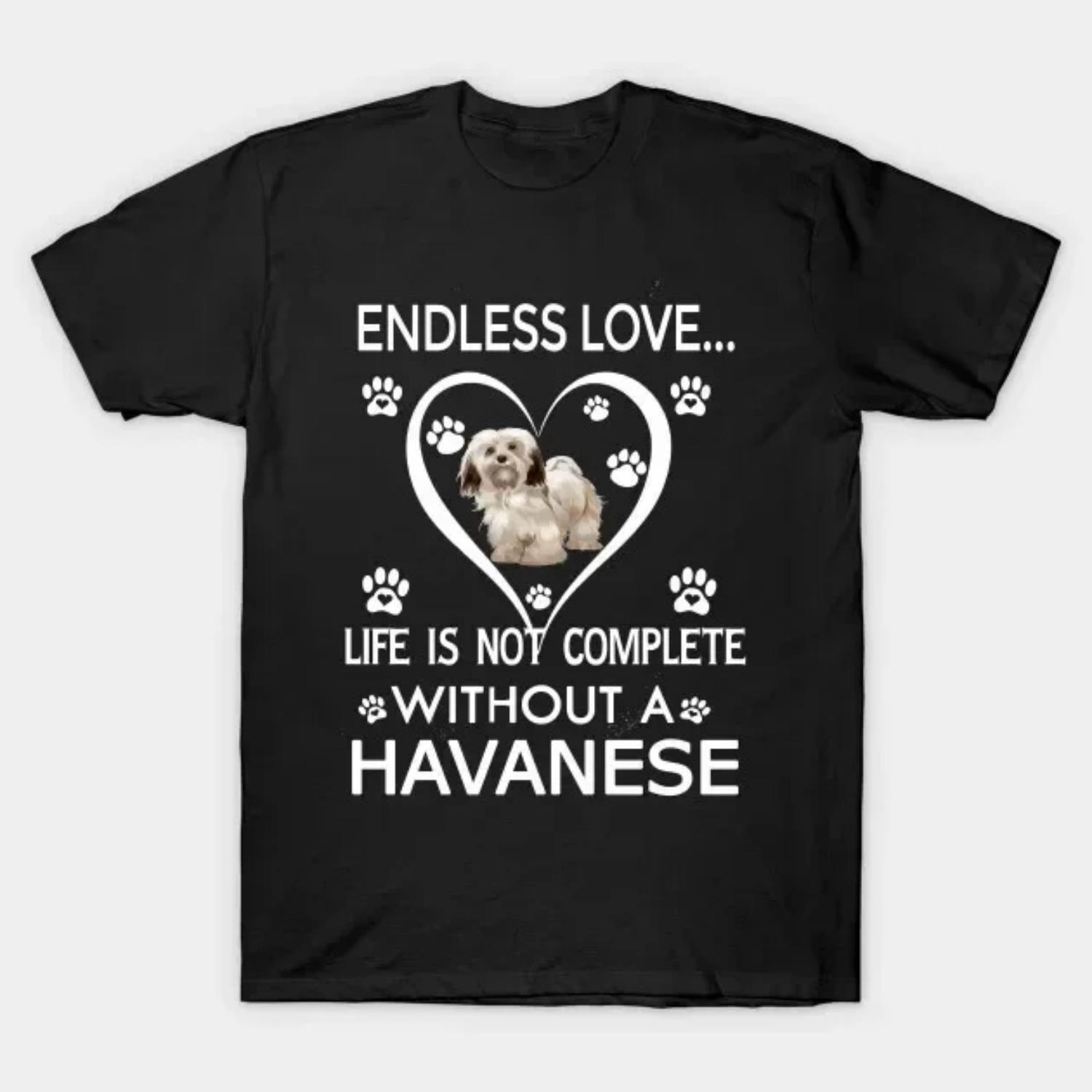 

Endless Love Havanese Funny Havanese Dog Lovers Gift T-Shirt 100% Cotton O-Neck Short Sleeve Casual Mens T-shirt Size S-3XL S чёрный