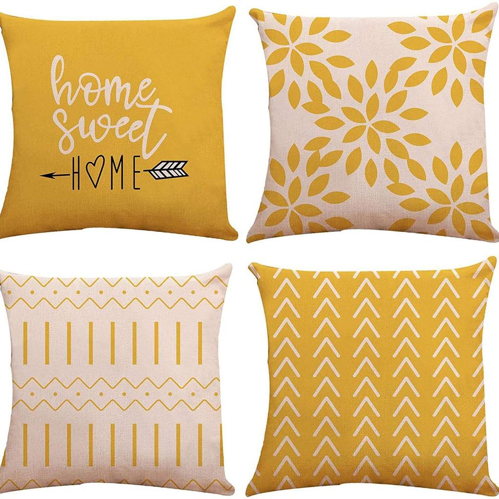 Linear Modern Simple Pillow Case Geometric Style Pillow Case Sofa Cushion Pillow Household Products