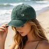 Adjustable Ponytail Baseball Cap with Double Heart Accent, Sun Hat for Daily Wear, Walks, and Casual Travel Time