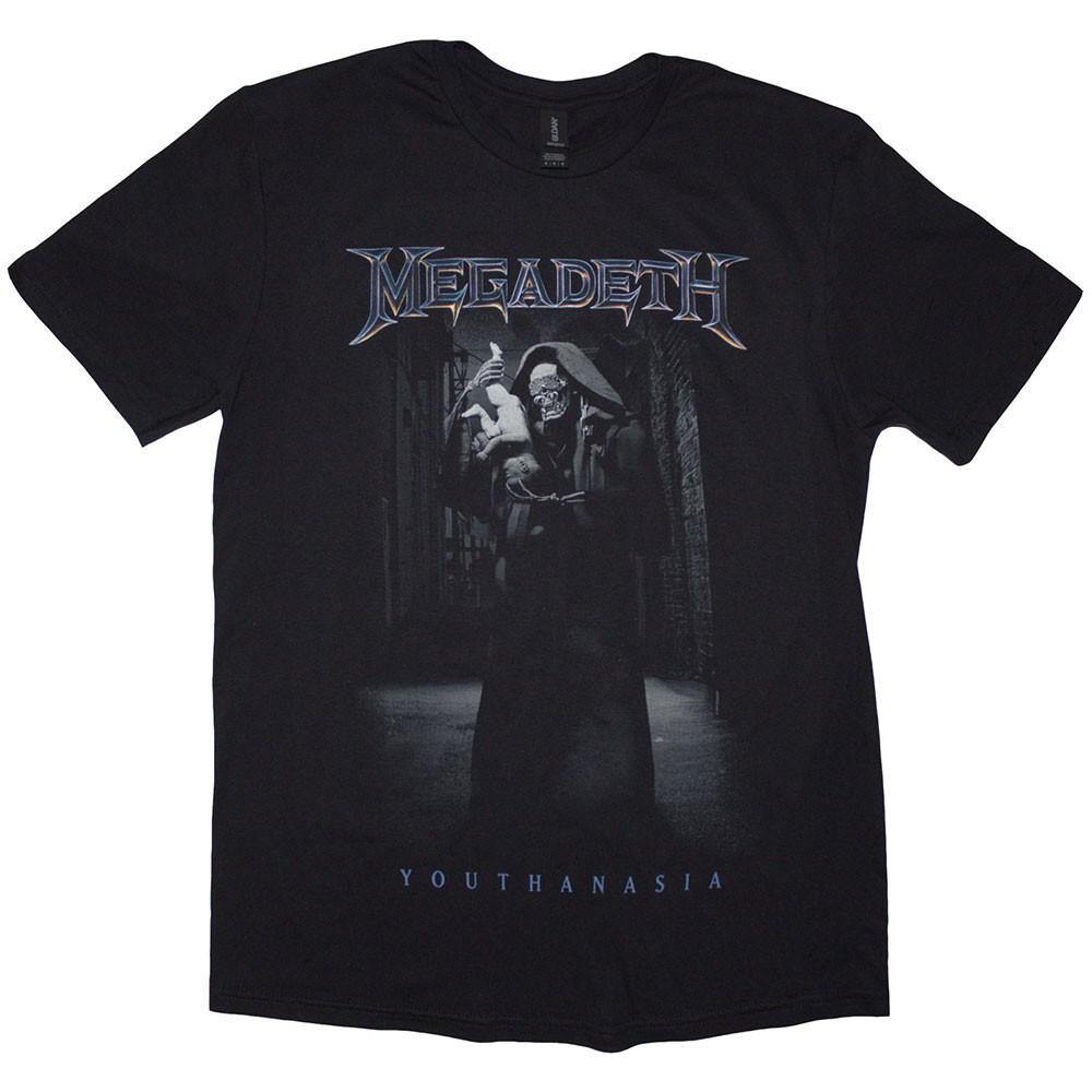 Men s Megadeth Youthanasia The Broker T-shirt Small Black XXL