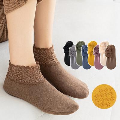 Socks, Women, Winter Thick, Warm, Midsole, Autumn, Anti Slip, Odor Proof, Sweat Absorbing, Floor Socks, Snow Socks, Cotton Socks, Cotton Sole
