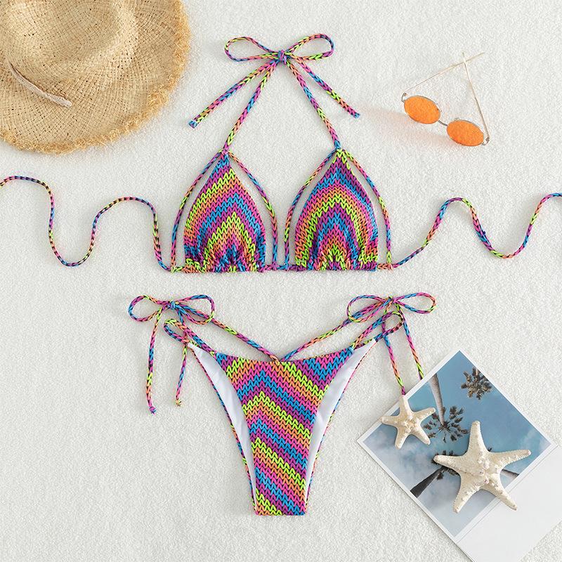 

2023 Trendy Halterneck Open Back Swimsuit Medium