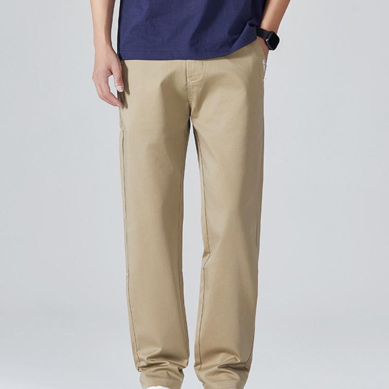 Spring and Autumn Men's Casual Pants Men's Business Loose Straight Tube