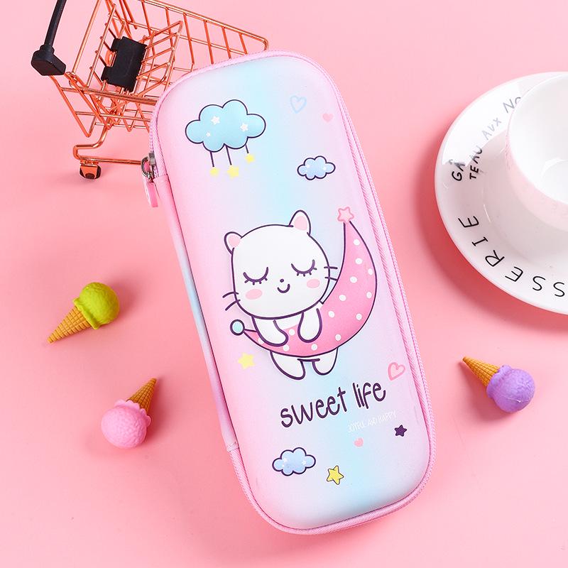2024 Cute Capybara Kids' Large Capacity Thickened Pencil Case