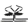 Women Gothic Sexy Leather Angel Body Harness Belt Angel Wings Harness Waist Belt