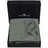 Leo Vintage Green Leather Wallet for Men