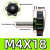 Adjustable Plum Blossom Plastic Head Star Handle Screw Bolt