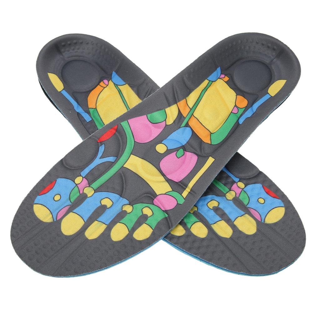 Breathable Insole Sweat Absorbent Odor Resistant Cuttable Shoe Inserts for Men Women