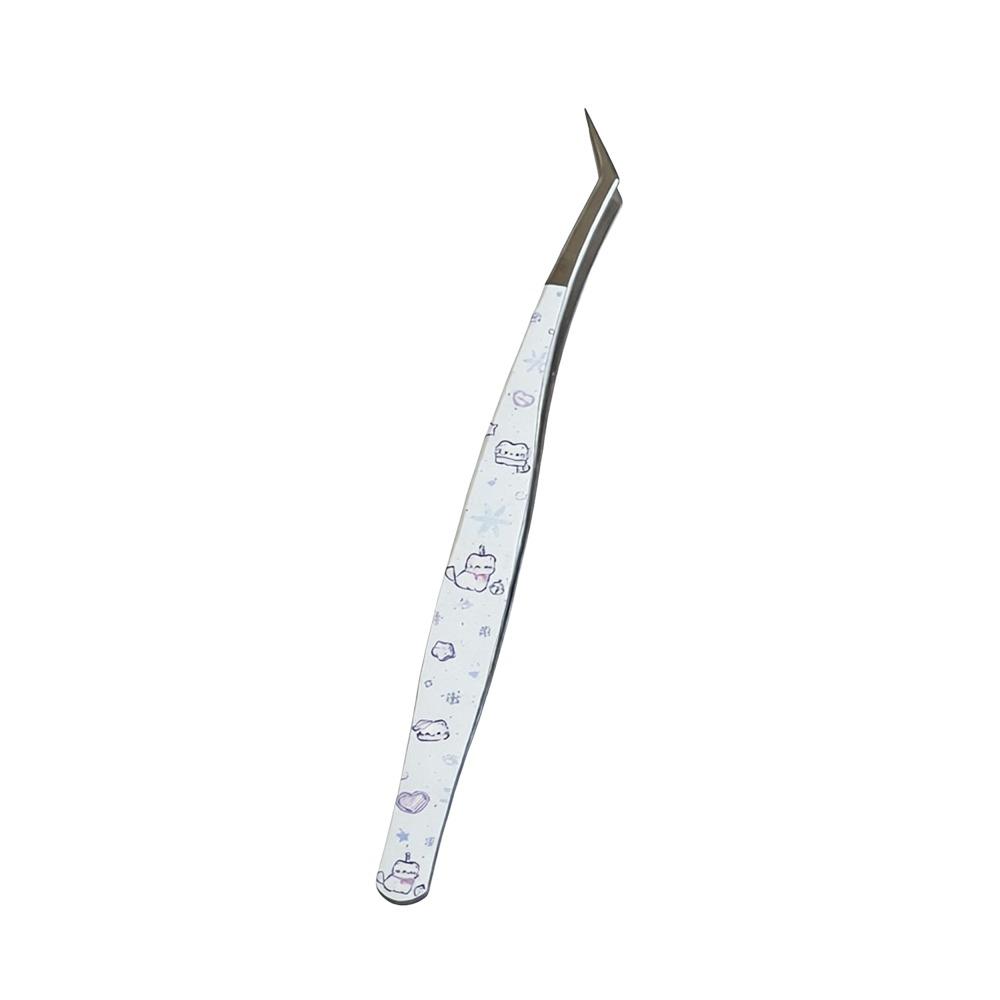 Angled Bend Tip Journal Scrapbooking Tweezers Precision Tweezers  Sticker Picking & Application 2