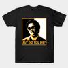 Men Black Print T-shirt But Did You Die? No-Cut Transfer Paper Print Cotton Tshirt