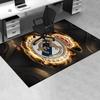 1pc Real Madrid,Crest,Fire Office Carpet Soft Polyester Entrance Carpet Washable Non Slip Machine Wa