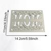 Mom Flower Cutting Dies Metal Die Cuts Embossing Templates Cuts Stencils for Scrapbooking Journal Card Decoration