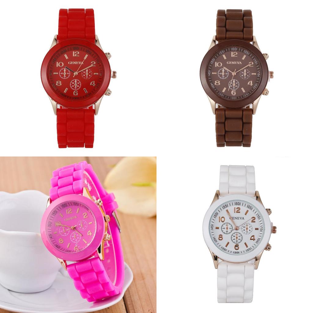 Silicone Jelly Watch For Adults Fashion Casual Quartz Watch With Color Options