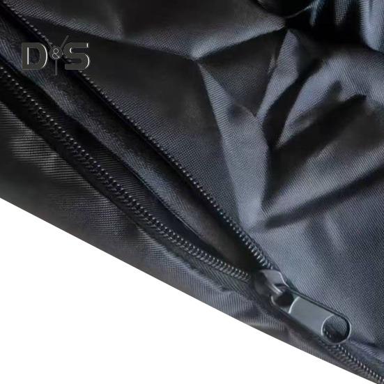 Geantă de suflare a frunzelor din țesătură Oxford 420D, impermeabilă, pentru colectarea resturilor de suflantă de frunze. Geantă universală de depozitare cu fermoar de jos pentru suflarea de frunze în curte.