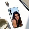 Kendall Jenner Phone Case For Samsung Galaxy A73,A72,A71,A70,A53,A52,A51,Soft Black Cover