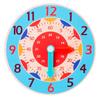 Children's Wooden Time Learning Puzzle Clock for Early Math Education