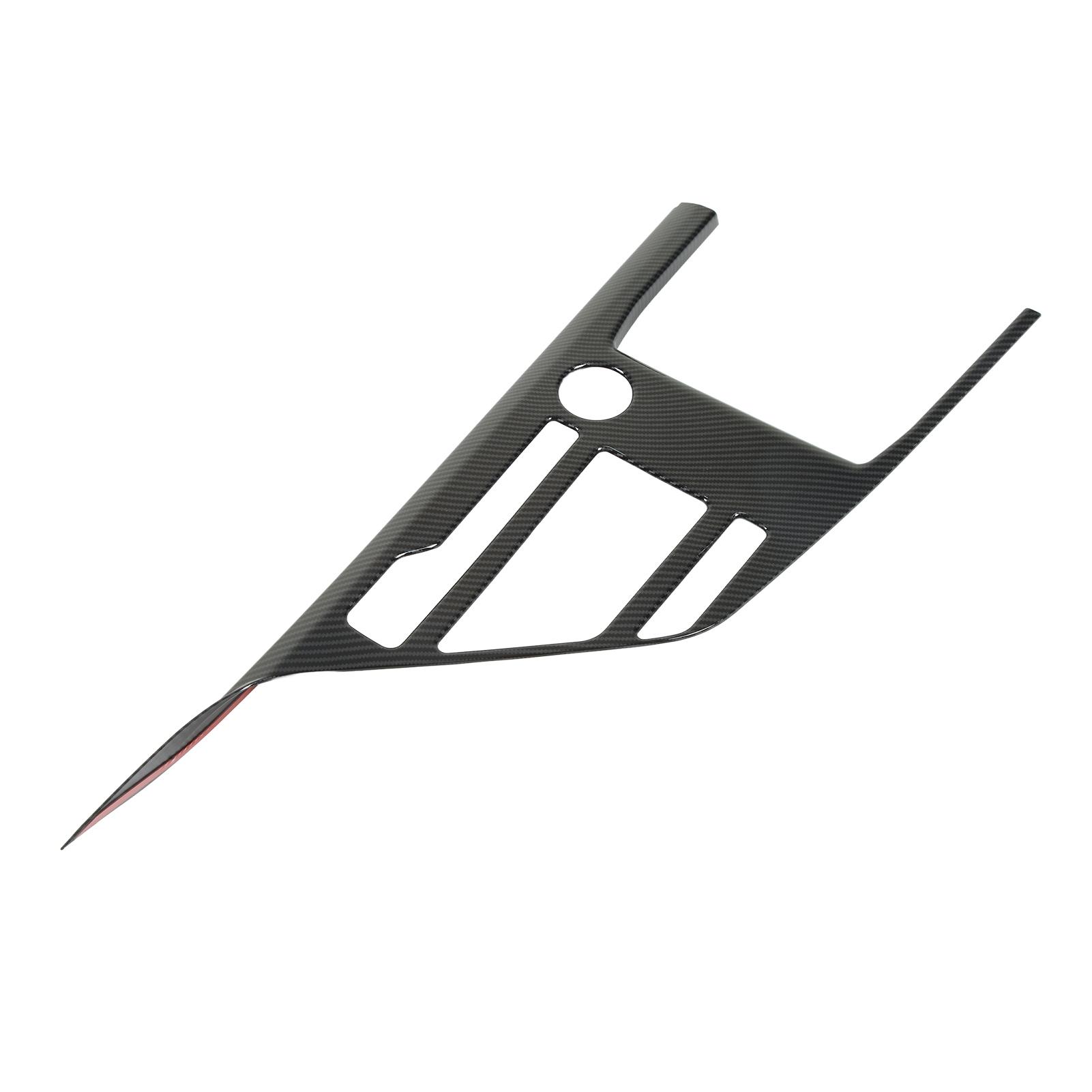 Copertura Pannello Cambio Adesivo Decorativo Stile Fibra di Carbonio Decorazione Console Centrale Sostituzione per Kia Niro SG2 2021 in poi