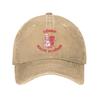 Retro Doner Kebab Baseball Cap Unisex Distressed Denim Headwear fast food german Outdoor All Seasons Travel Adjustable Caps Hat