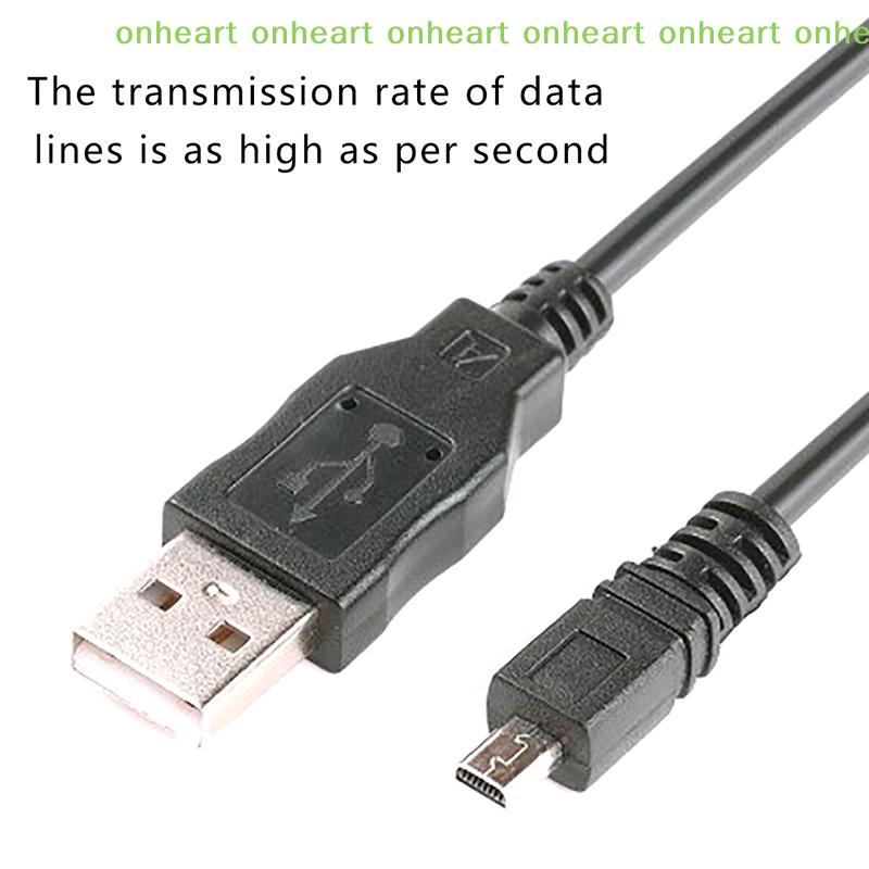 [C]USB Data Cable Camera Data Pictures Video Sync Transfer Cables 8pin 150cm for Nikon Olympus Pentax Sanyo