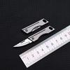 Keychain Pendant Portable Sharp Cutter Super Lightweight Sharp Outdoor Folding Cutter D2 Steel Multi-functional