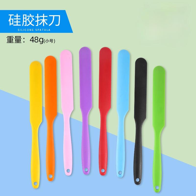 Spatola Lunga in Silicone Resistente alle Alte Temperature Multicolore Spatola per Crema Accessori Domestici per Fare Torte Strumenti per la Cottura