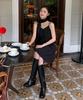 Lugkaeseuteu Lulu Shirring Sleeveless Dress_Black