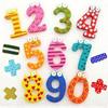 Magnetische Lern-Alphabetbuchstaben Zahlen Kühlschrankmagnete Kühlschrankaufkleber Holz Lernspielzeug für Kinder