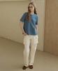 GREENBUTTER Cozy Solid Tee (Dusty Blue)