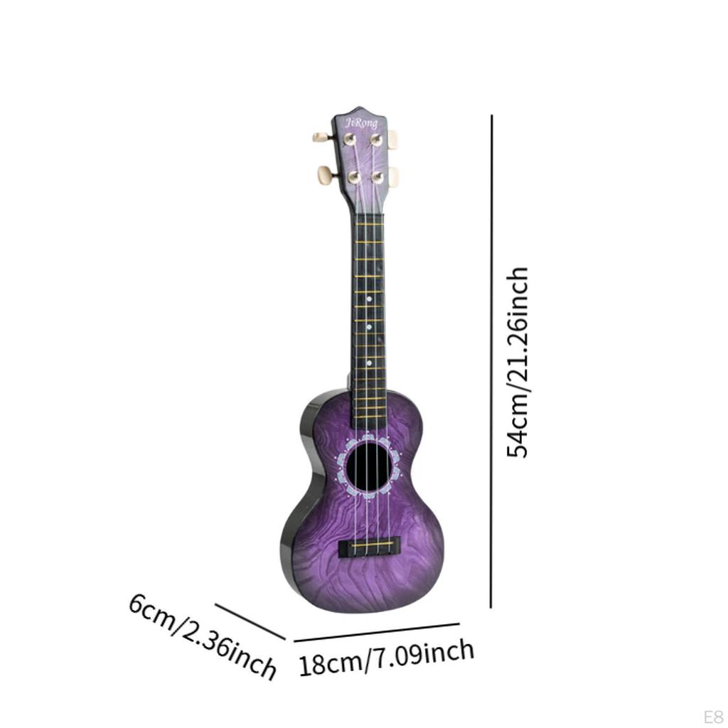 Dziecięce ukulele zabawka muzyczna gitara czterostrunowa lekki instrument dla młodych uczniów