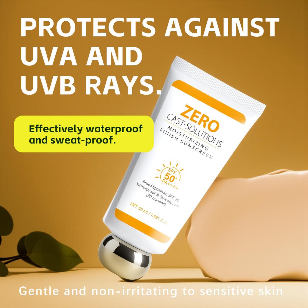 Flawless Hydrating Sunscreen Cream 50ml SPF50+ Long-Lasting Protection Neutral Packaging