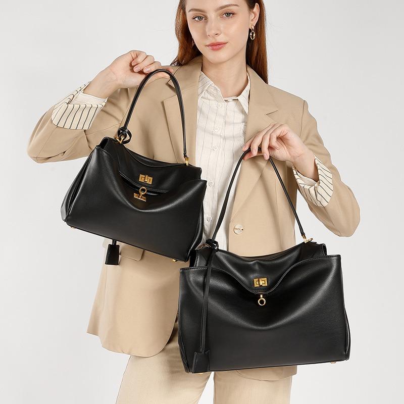 Hot-selling Leather Women's Bags, Crossbody Shoulder Bags, Underarm Portable High-end Large-capacity Women's Tote Bags