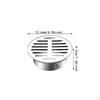 Circular Drain Grate Cover, Floor Filter for Kitchen And Outdoor Use
