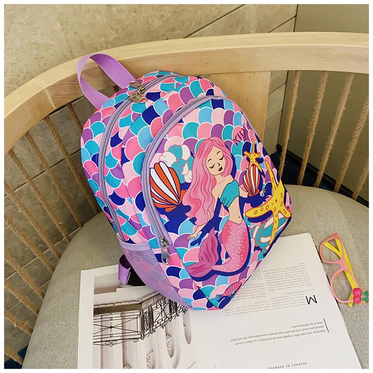 Adorable Kids Backpack With Cute Cartoon Designs Soft Handle Comfortable And Breathable