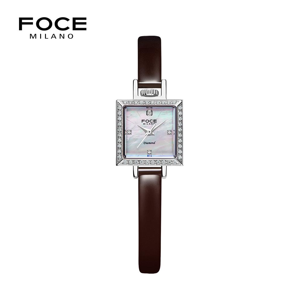 Pocheleidi 18Mm Women'S Diamond Leather Watch Fm1912L-Wh
