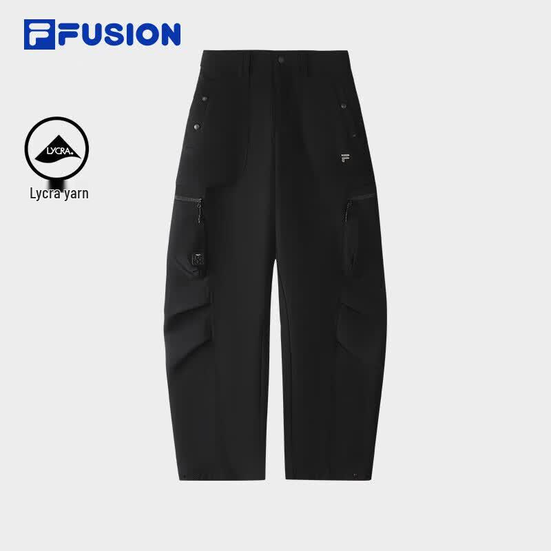 FILA FUSION Women s Casual Loose Winter Cargo Pants S чёрный