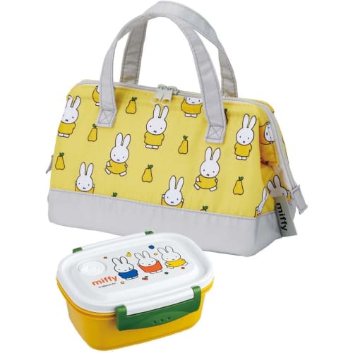 Skater Lunch Bag, Insulated, Clasp Closure, Women's, Miffy, 21, KGA1-A