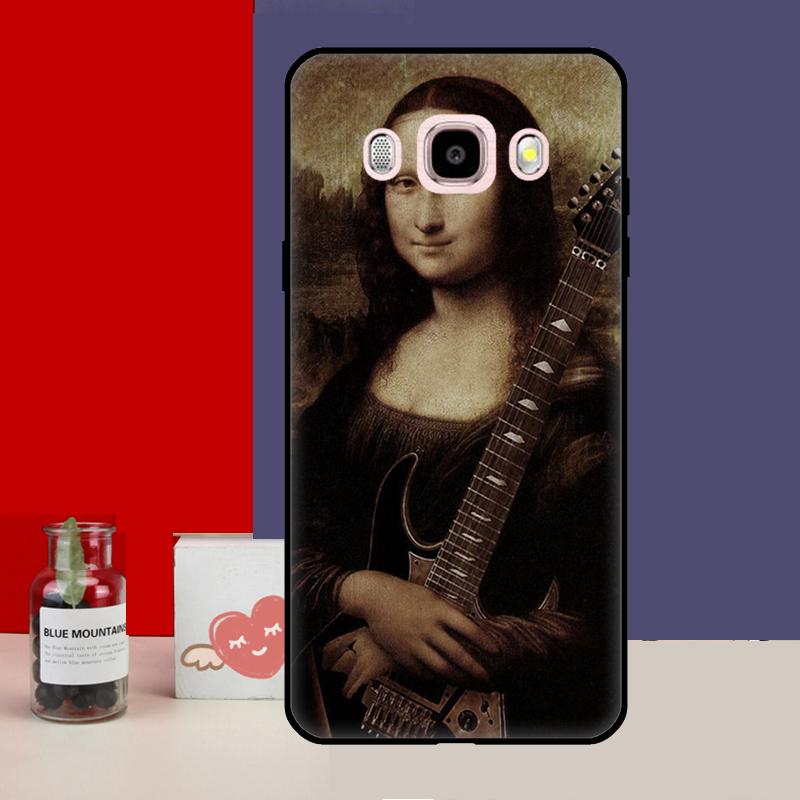 Mona Lisa Case For Samsung Galaxy J3 J5 J7 2016 A3 A5 2017 A6 A7 A8 A9 J8 J4 J6 Plus 2018 Back Cover